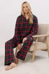 Long Tall Sally Red & Green Cotton Check Pyjama Set - Size 22-24 Image 2