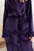 Long Tall Sally Purple Shawl Collar Maxi Dressing Gown - Size 22-24 Image 4