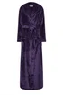 Long Tall Sally Purple Shawl Collar Maxi Dressing Gown - Size 22-24 Image 5