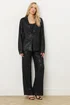 Long Tall Sally Black Embellished Tailored Blazer - 12 Image 3