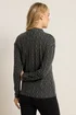 Long Tall Sally Charcoal Grey Knit Funnel Top - Size 18 Image 3