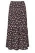 PixieGirl Petite Black Ditsy Floral Tiered Maxi Skirt - Size 12 Image 5