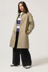 PixieGirl Petite Stone Brown Contrast Collar Car Coat - 12 Image 3