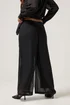 PixieGirl Petite Black Chiffon Palazzo Trousers - 10 Image 4