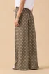 PixieGirl Petite Brown Spot Crepe Wide Leg Trousers - 14 Image 3