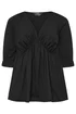 PixieGirl Petite Black Cotton Smock Top - Size 16 Image 5