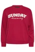 PixieGirl Petite Red 'Sunday Dreaming' Slogan Lounge Top - Size 6-8 Image 5
