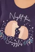 Yours Curve Purple 'Nighttime Snuggles' Hedgehog Nightdress - Size 38-40 Image 4