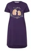 Yours Curve Purple 'Nighttime Snuggles' Hedgehog Nightdress - Size 38-40 Image 5