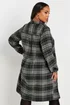 Yours Curve Grey Check Print Shirt Dress - 26-28 Image 4