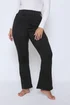 Yours Curve Black Bootcut Jeggings - 16 Image 2