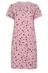 Yours Curve Pink Heart & Star Print Placket Nightdress - Size 26-28 Image 5