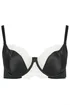 Yours Curve Black Contrast Lace Non-Padded Underwired Bra - 44G Image 5