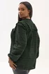 Yours Curve Green Textured Crochet Trim Top - Size 22-24 Image 3