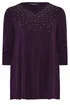 Yours Curve Purple Stud Swing Top - Size 18 Image 5
