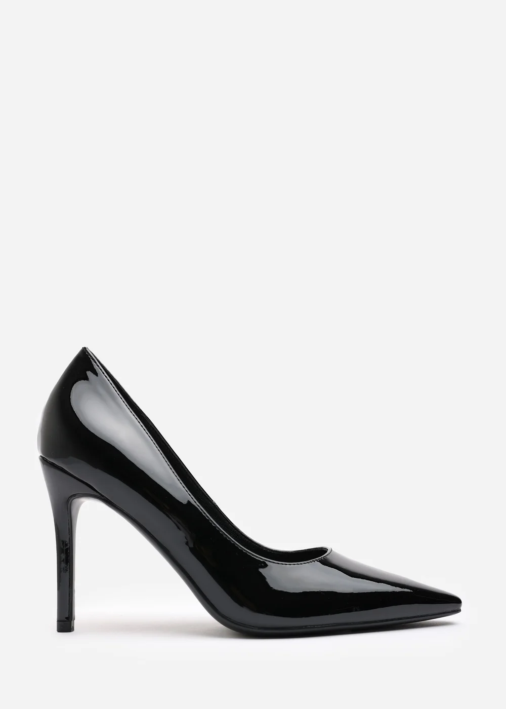 Where's That From Mireille Black Patent Stiletto Heels - 4 Image 1