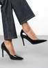 Where's That From Mireille Black Patent Stiletto Heels - Size 4 Image 6