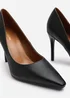 Where's That From Mireille Black PU Wide-Fit Stiletto Heels - Size 4 Image 5