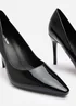 Where's That From Mireille Black Patent Wide-Fit Stiletto Heels - Size 8 Image 5