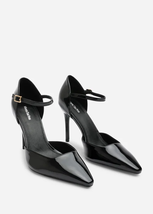Where's That From Tiana Black Pointed Court Heels - Size 9 Image 4