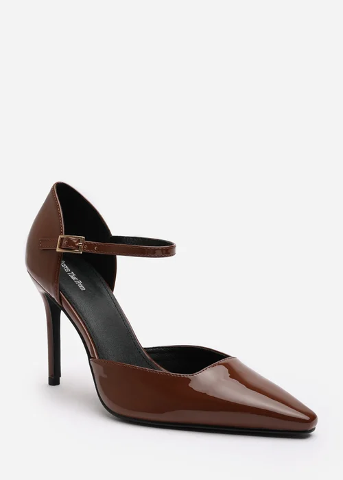 Where's That From Tiana Brown Pointed Court Heels - Size 6 Image 3