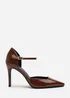 Where's That From Tiana Brown Pointed Court Heels - Size 6 Image 2