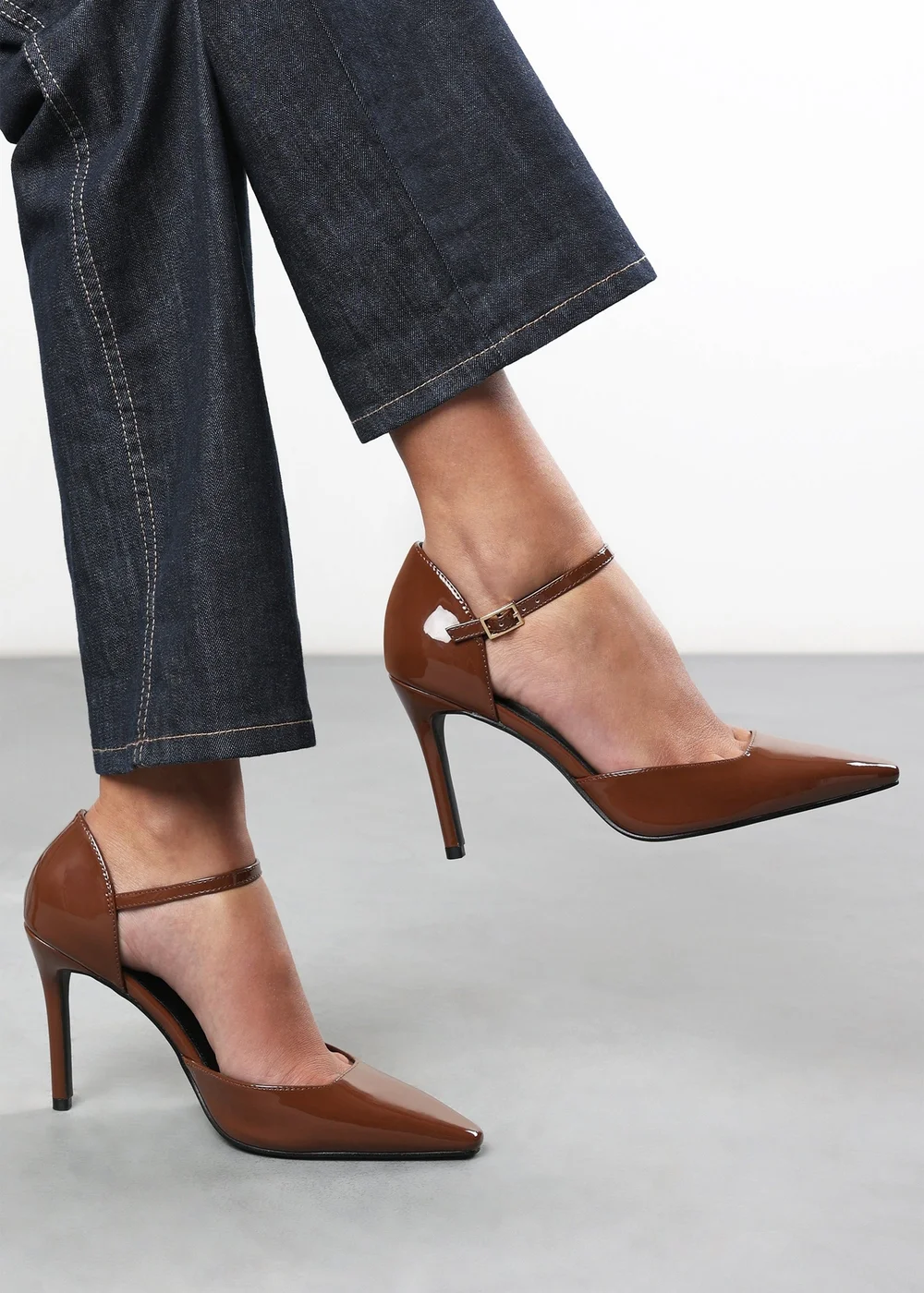 Where's That From Tiana Brown Pointed Court Heels - 9 Image 2