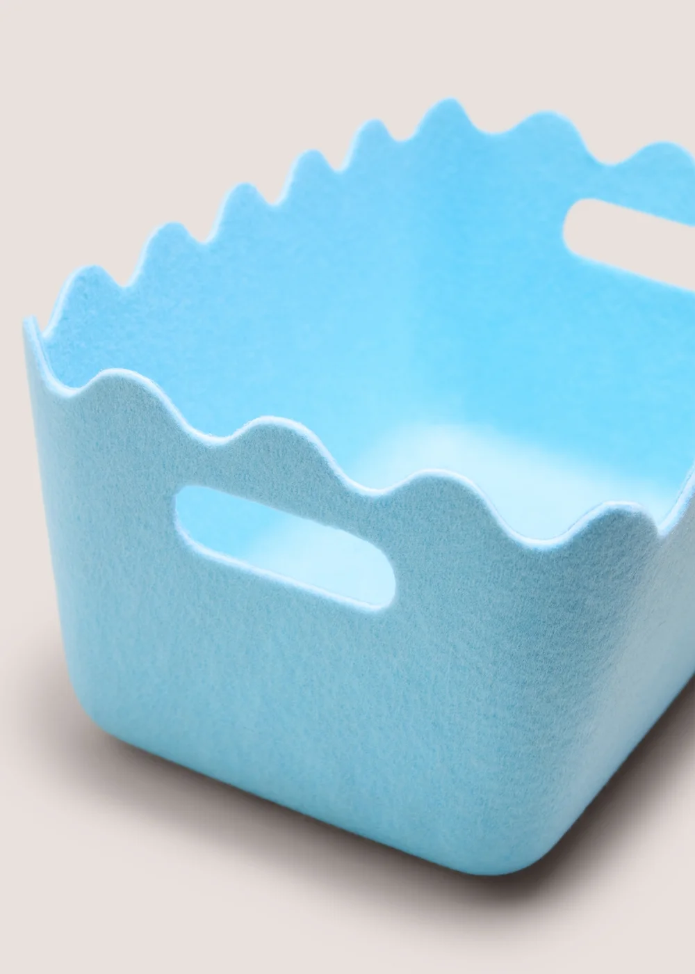Blue Medium Felt Storage Tray Image 2