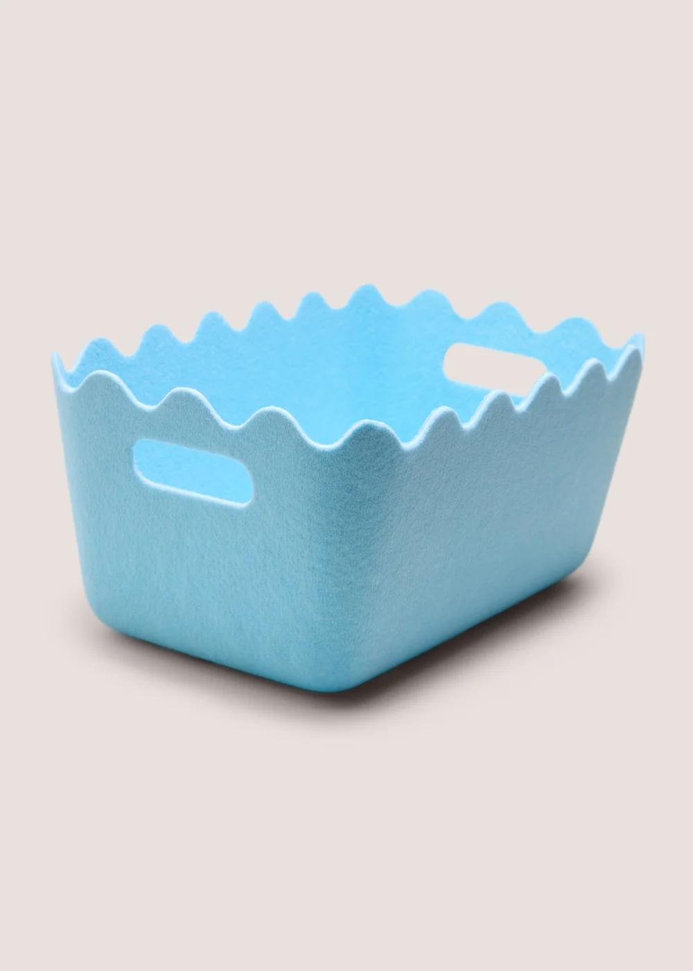 Blue Medium Felt Storage Tray Image 1
