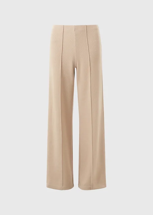 Oatmeal Soft Touch Co-ord Trousers - Size 16 29 leg Image 4