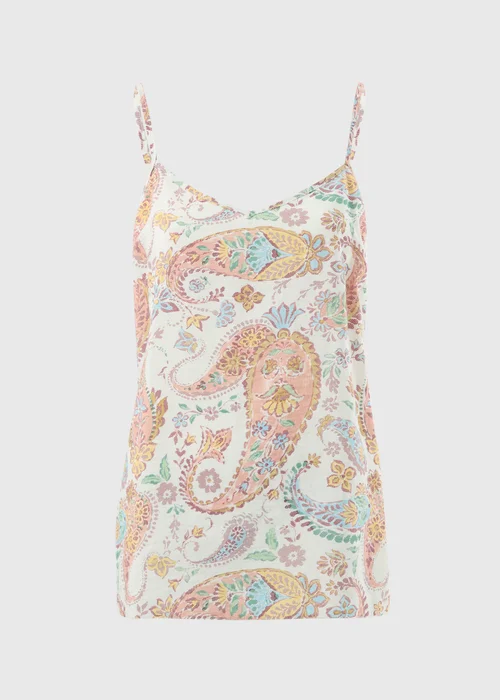 Multicolour Paisley Longlone Cami Top - 8 Image 4