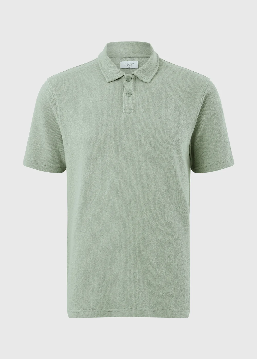 Iceberg Green Textured Polo Shirt - S Image 4