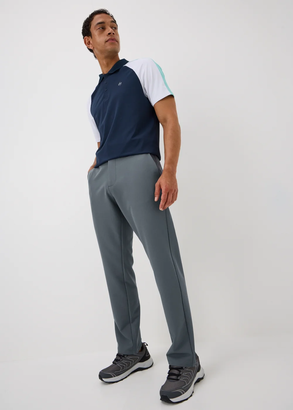 Souluxe Grey Performance Golf Trousers - 30 R Image 1