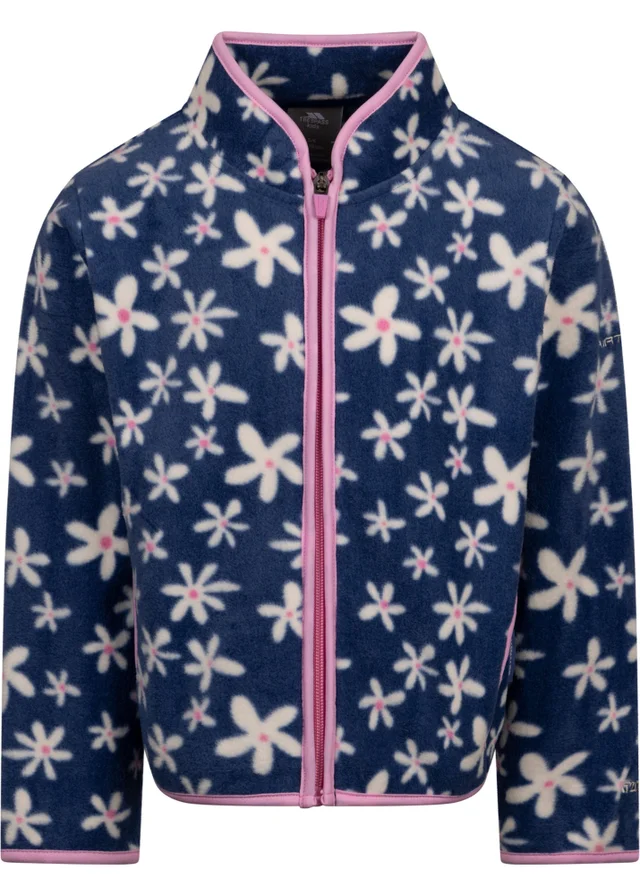 Trespass Girls Light Blue Sibyilla Fleece Jacket (2-12yrs)