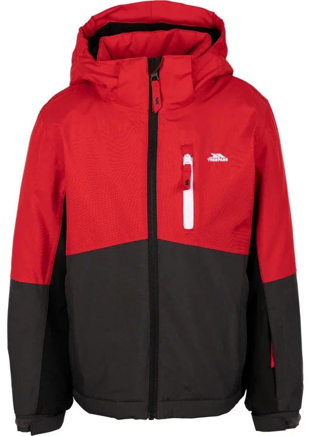 Trespass Kids Red Lennox Ski Jacket (2-12yrs)