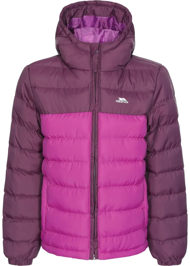 Trespass Kids Purple Oskar Padded Jacket (2-12yrs)