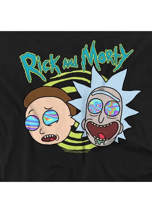 Rick & Morty Black Blown Minds T-Shirt - XXL Image 3