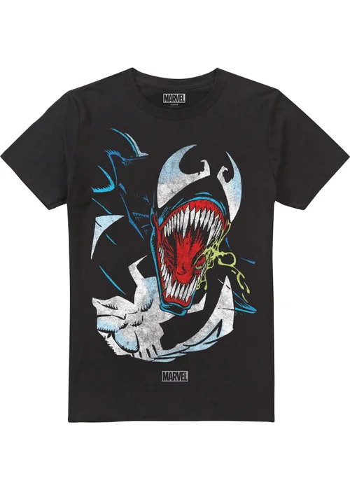 Marvel Venom Black Drool T-Shirt - Small Image 3