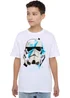 Star Wars Kids White Stormtrooper Cuts T-Shirt (5-13yrs) - Age 5-6 Years Image 1