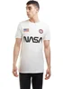 Nasa Natural Badge Cotton T-Shirt - Large Image 1