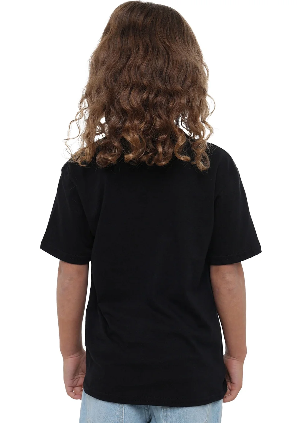 Disney Kids Black Minnie Mouse Heart Ears Silhouette Valentine`s Day T-Shirt (3-13yrs) - Age 3-4 Years Image 2