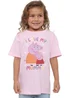 Peppa Pig Kids Pink I Love My Mummy T-Shirt (3-13yrs) - Age 12-13 Years Image 1