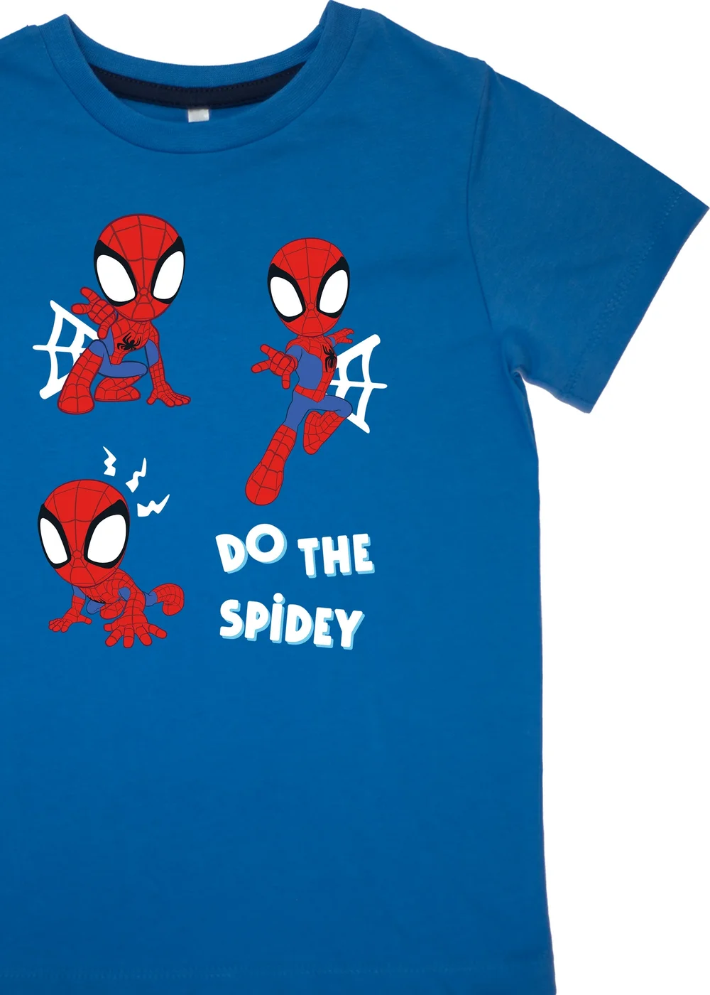 Ada & Ted Marvel Do The Spidey Boys Blue Graphic Pyjamas (3-8 Years) - Age 4-5 Years Image 2