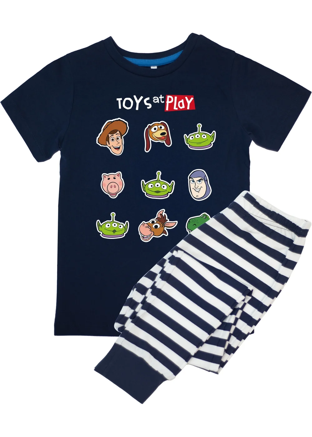 Ada & Ted Disney Toy Story Play Boys Navy Graphic Pyjamas (3-8 Years) - Age 5-6 Years Image 1