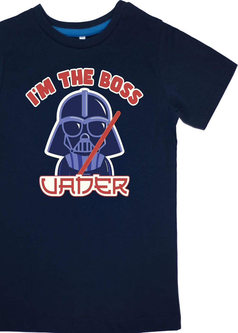 Ada & Ted Star Wars I'm The Boss Boys Navy Graphic Pyjamas (3-8 Years) - Age 4-5 Years Image 2