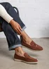 Where's That From Pegasus Brown Slip-On Loafers With Accessory Trim - Size 7 Image 1