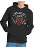 Stranger Things Black 5 Hellfire Club Inverted Hoodie - Medium Image 1