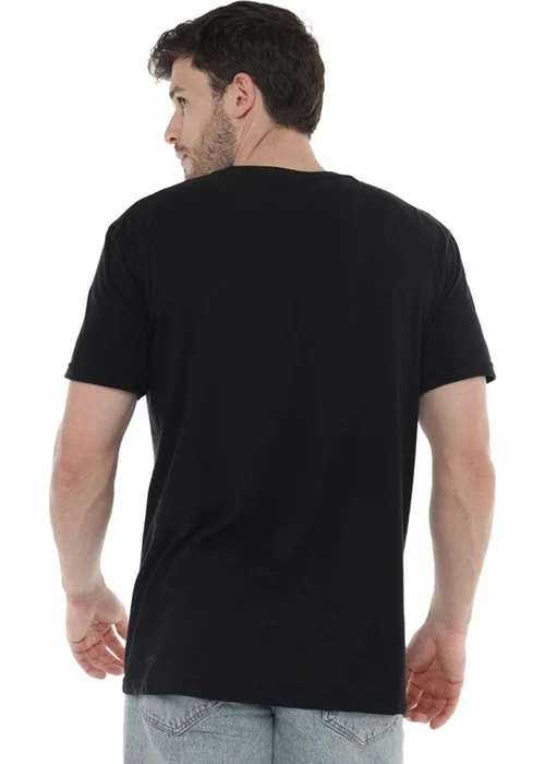 Stranger Things Black 5 T-Shirt - Small Image 2