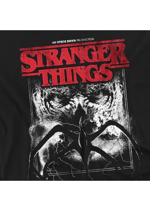 Stranger Things Black 5 T-Shirt - Small Image 3