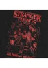 Stranger Things Black 5 Mind Flayer Group Poster T-Shirt - XXL Image 3